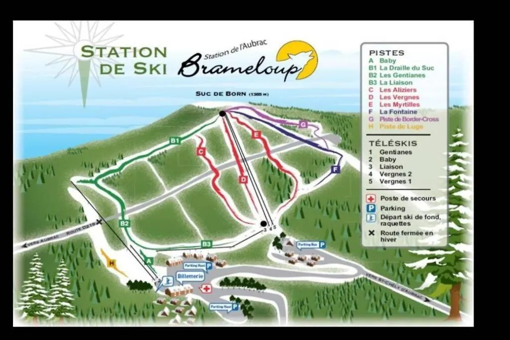 Appart T2 Village vacance 3 étoiles St Geniez d'Olt 2 piscines chauffées Pierrefiche